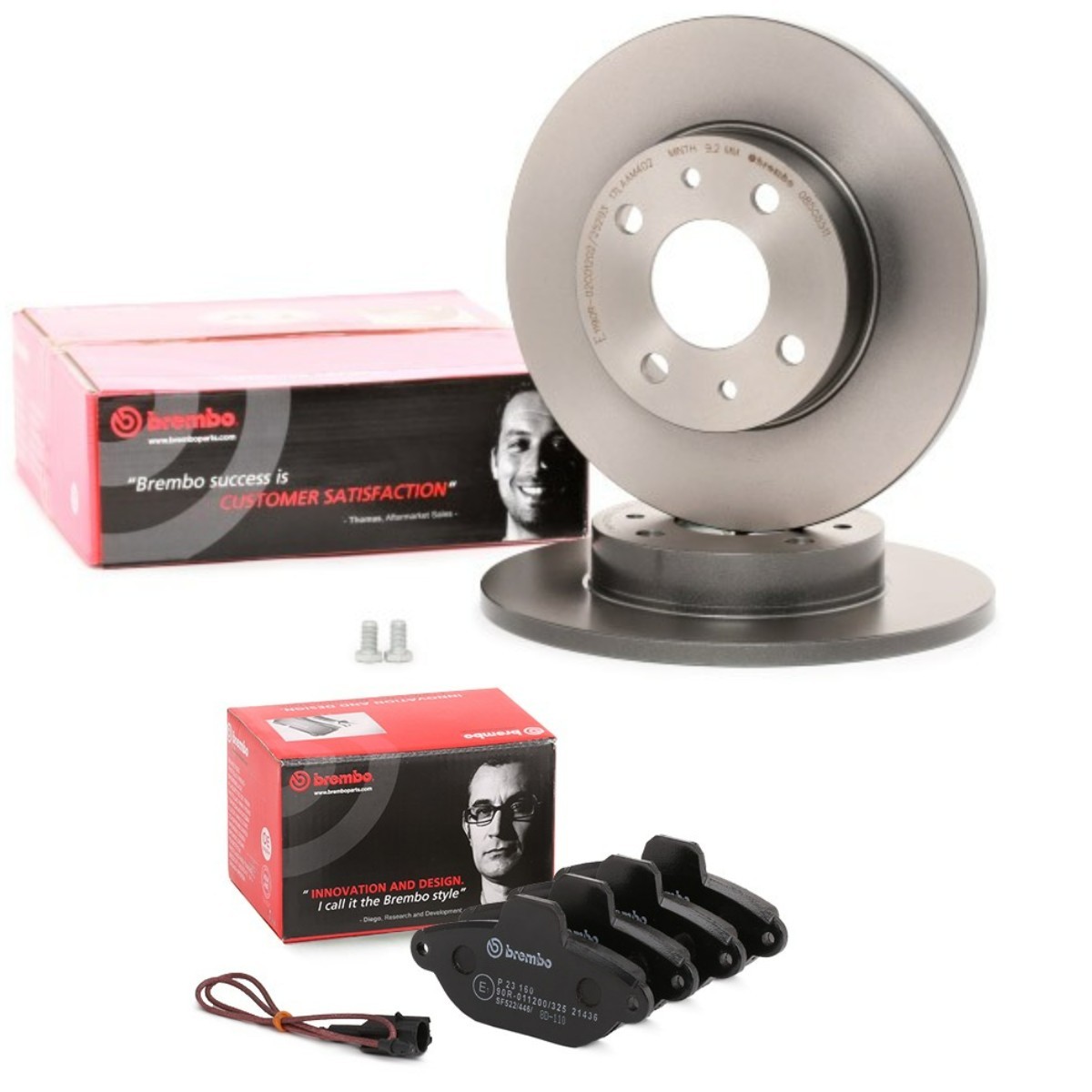 BREMBO Brake discs and pads set COATED DISC LINE Article number: BRB3405N0093 cheaply