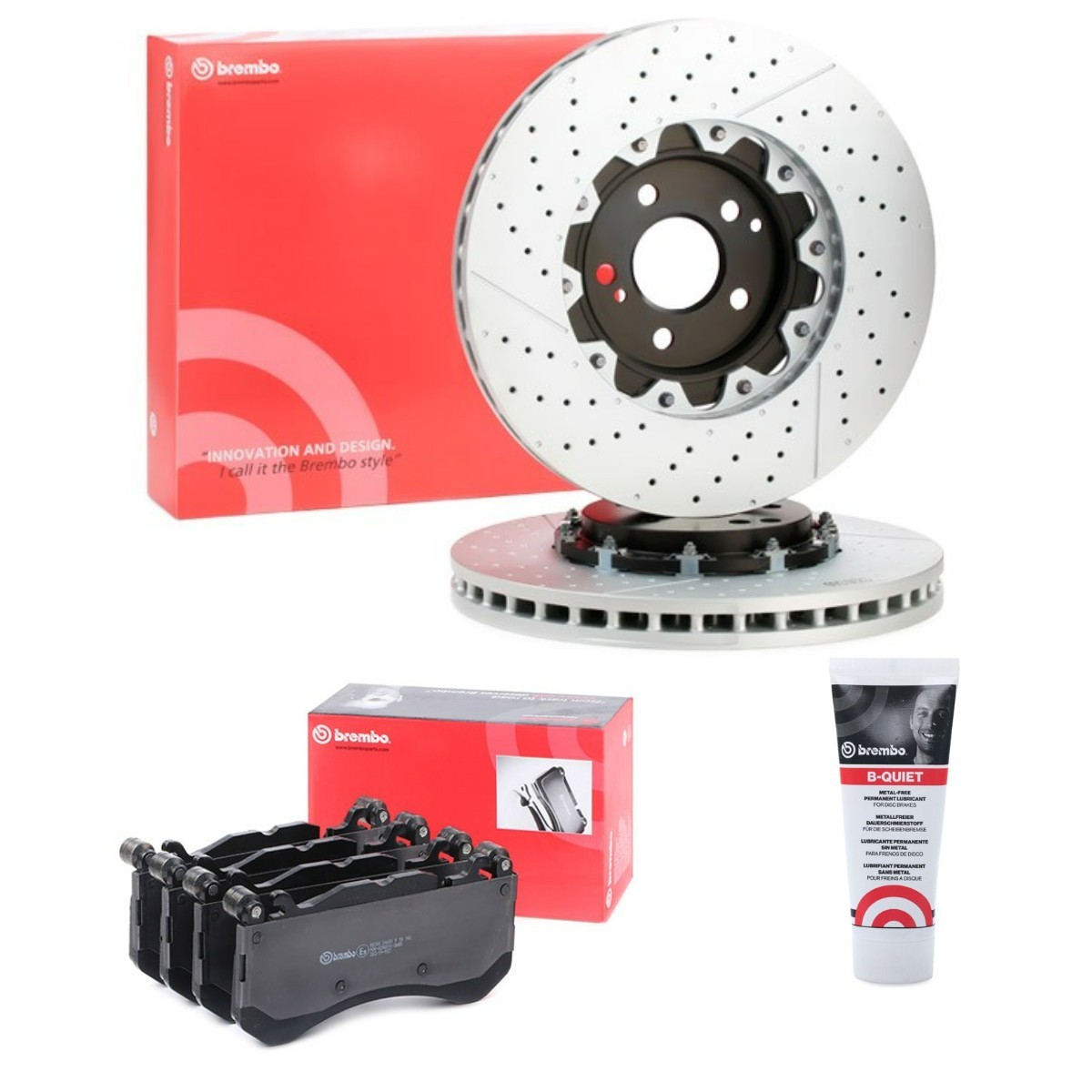 BREMBO Brake discs and pads set TWO-PIECE FLOATING DISCS LINE Article number: BRB3405N0163 cheaply
