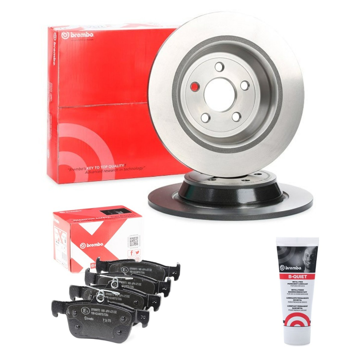 BREMBO Bremseskiver og klodser Varenummer: BRB3405N0184 billige