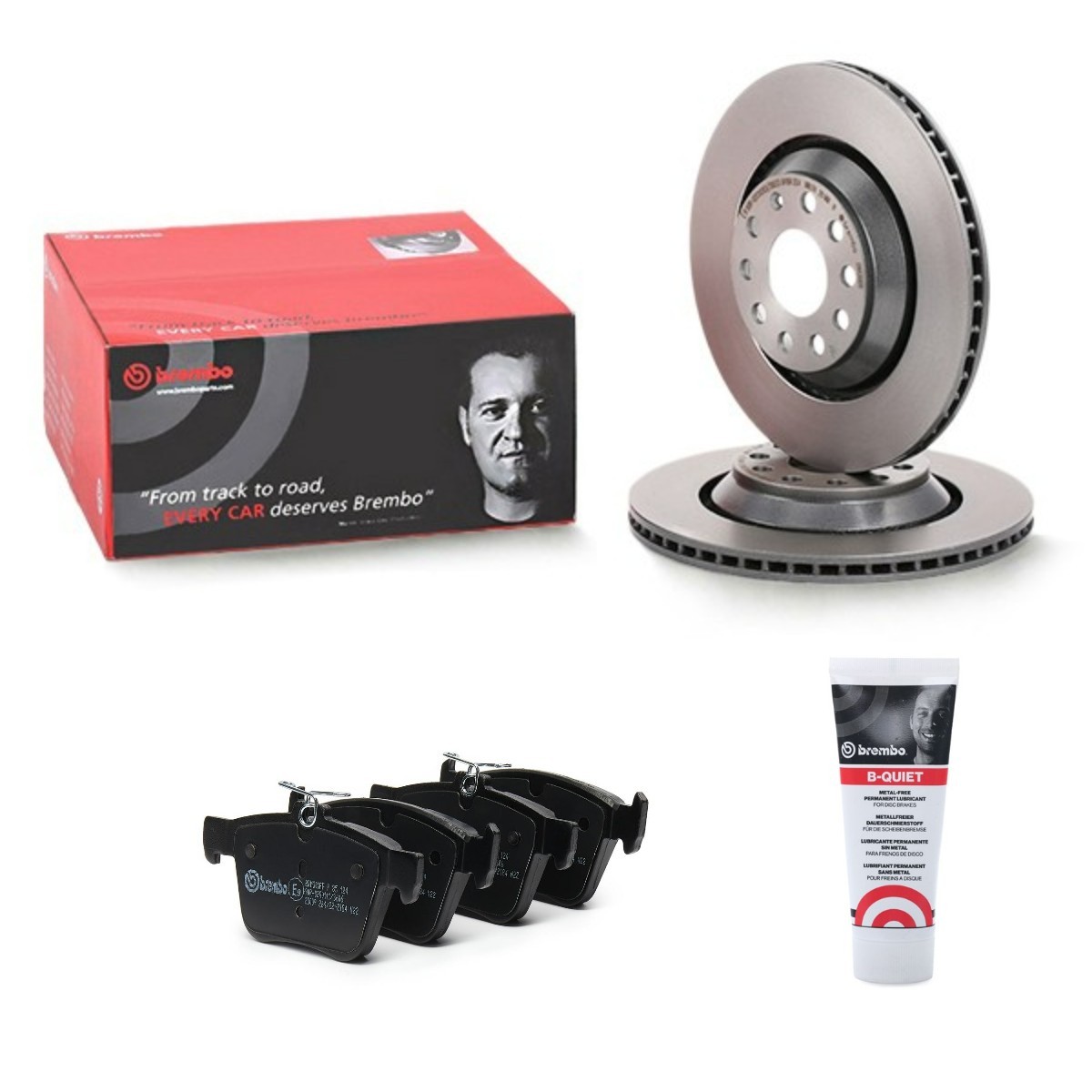 BREMBO Brake discs and pads set Article number: BRB3405N0203 cheaply