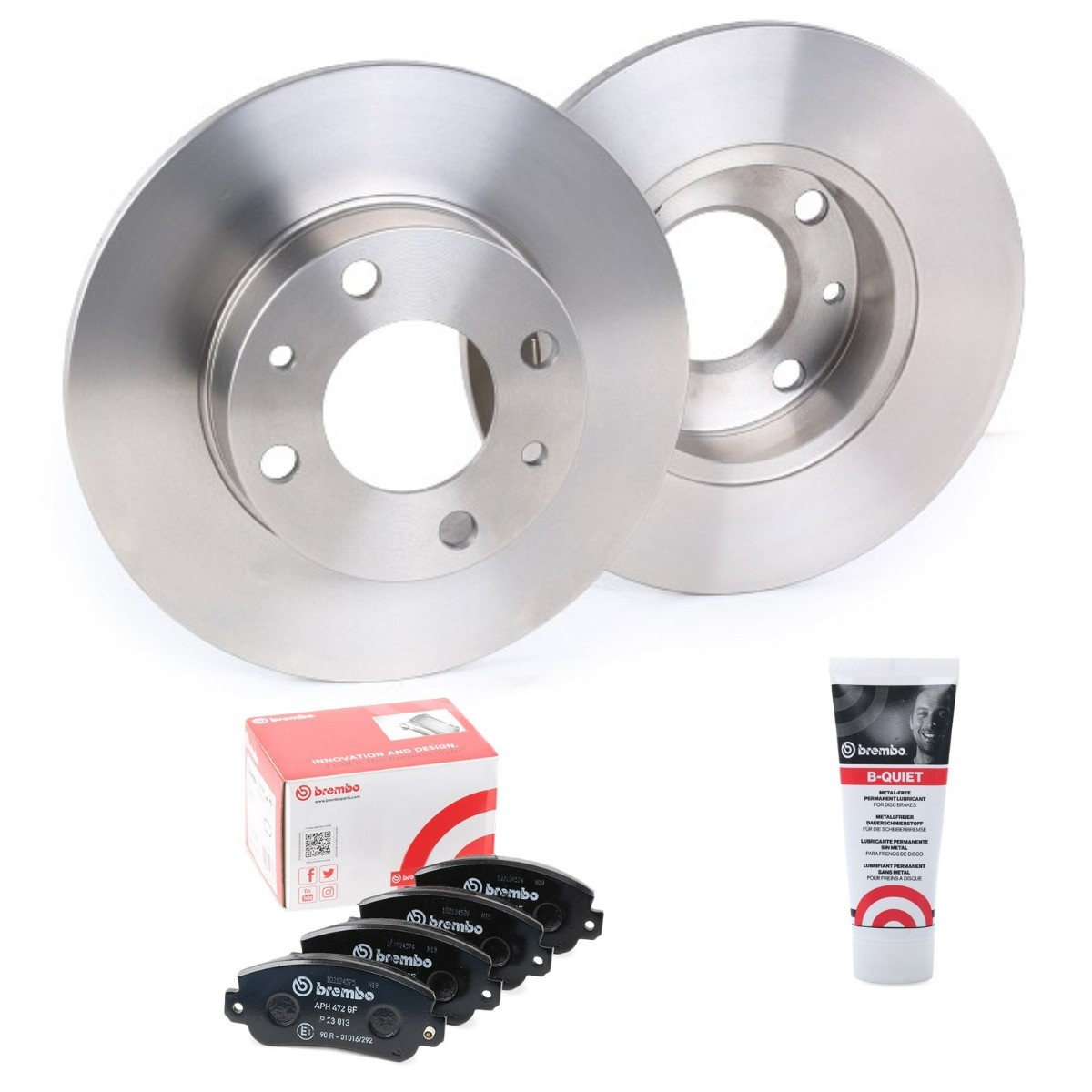 BREMBO Brake discs and pads set Article number: BRB3405N0206 cheaply