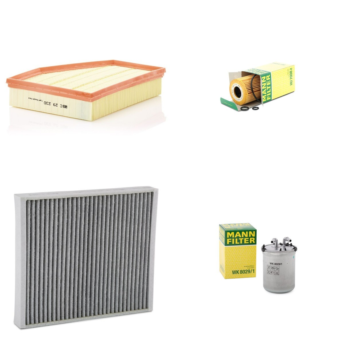 MANN-FILTER Filter kit Varenummer: MNF4055N0003 billige