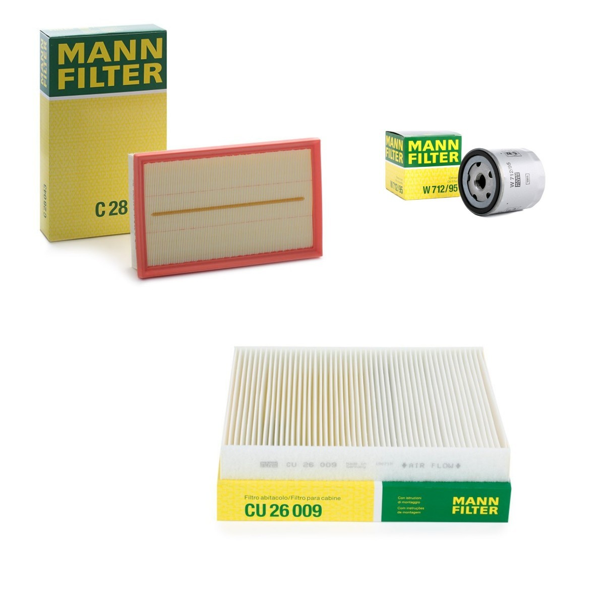 MANN-FILTER Filter-komplekt Artikli number: MNF4055N0004 soodsalt