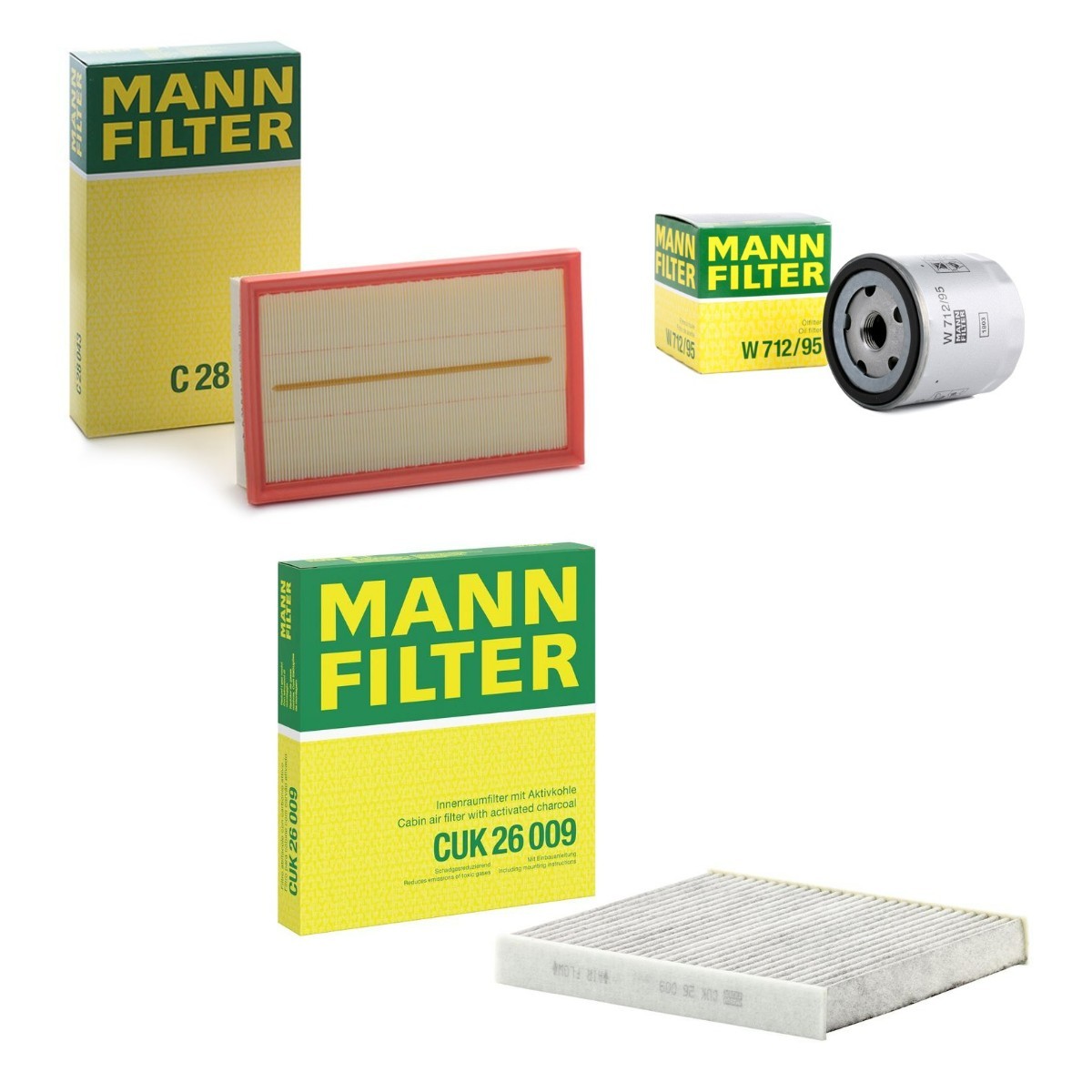 MANN-FILTER Filter kit Article number: MNF4055N0005 cheaply