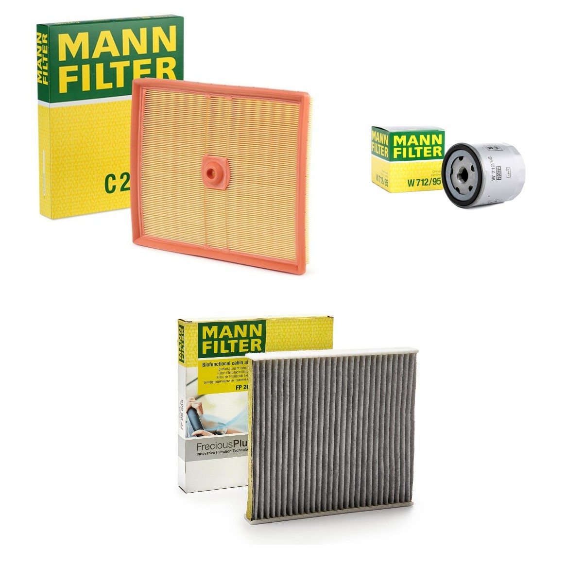 MANN-FILTER Filter-komplekt Artikli number: MNF4055N0007 soodsalt