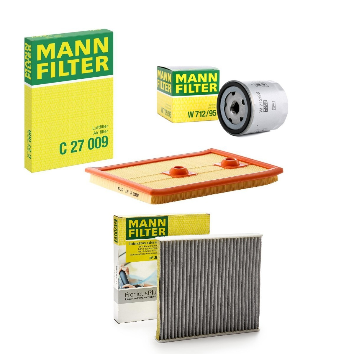 MANN-FILTER Filter kit Article number: MNF4055N0009 cheaply