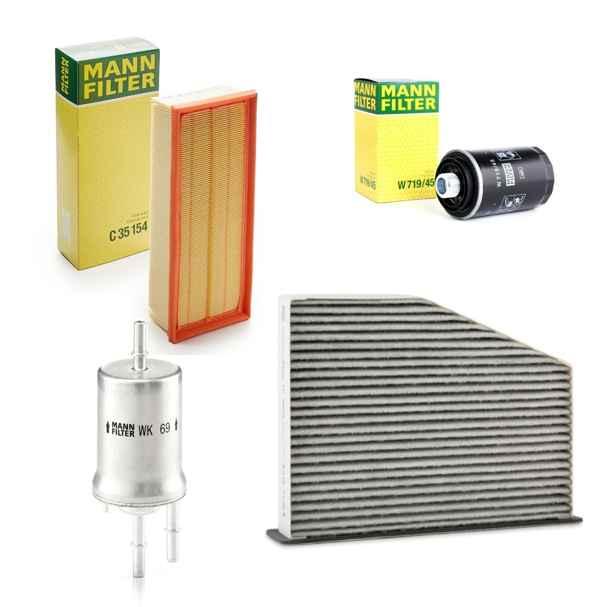 MANN-FILTER Filter kit Varenummer: MNF4055N0013 billige