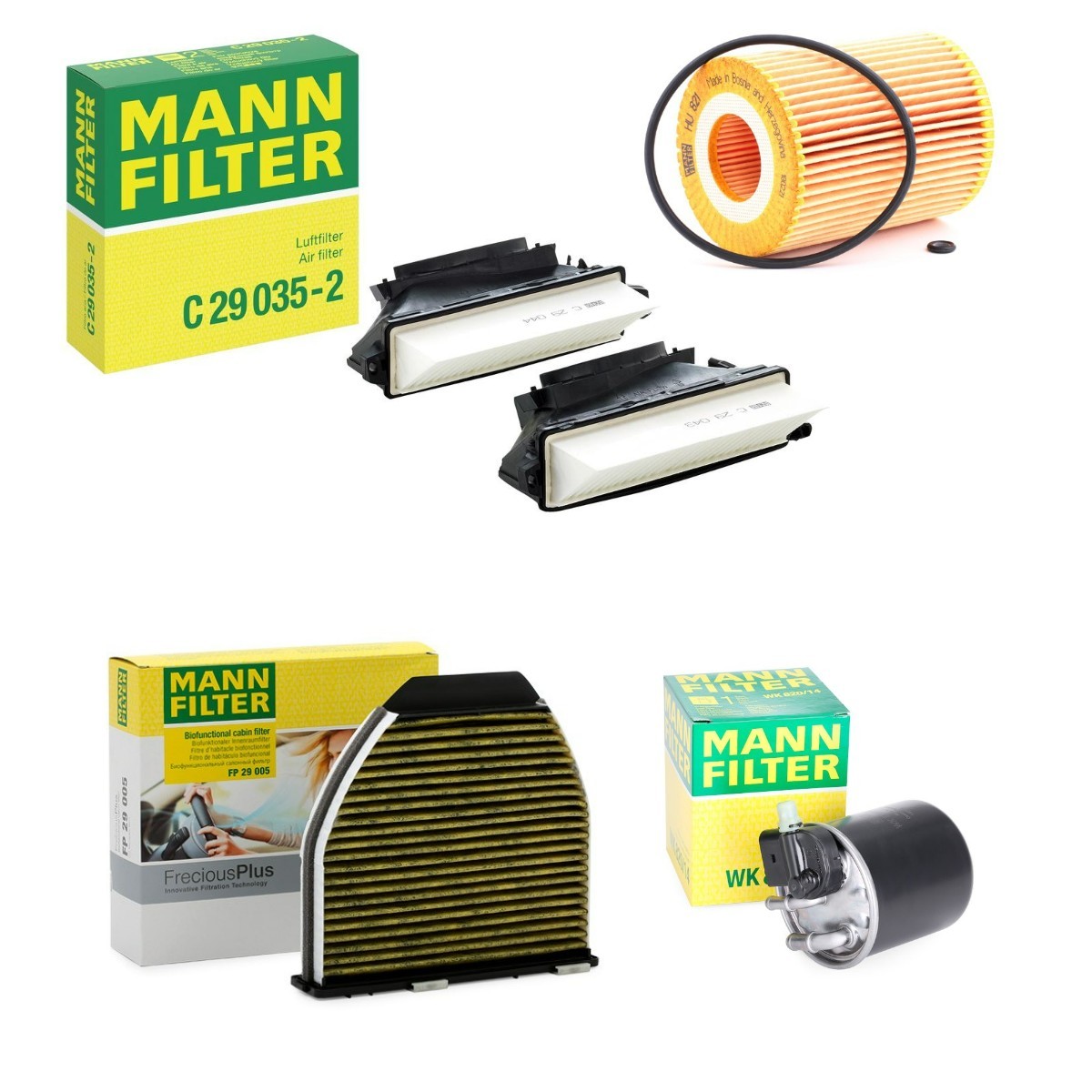 MANN-FILTER Filter kit Article number: MNF4055N0014 cheaply
