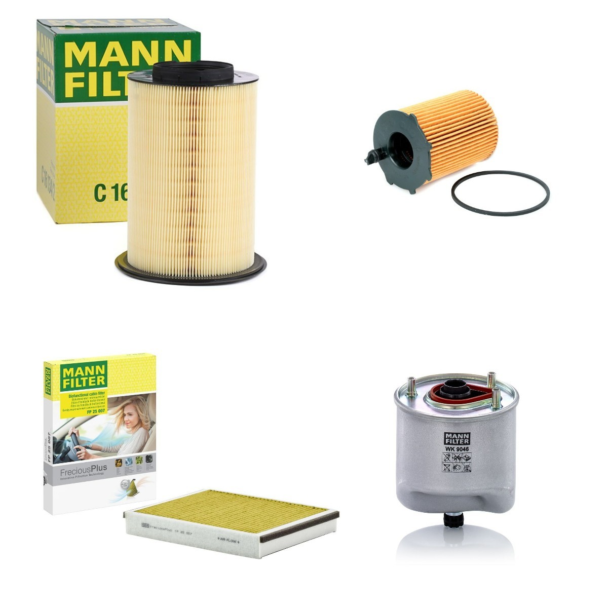 MANN-FILTER Filter kit Varenummer: MNF4055N0016 billige