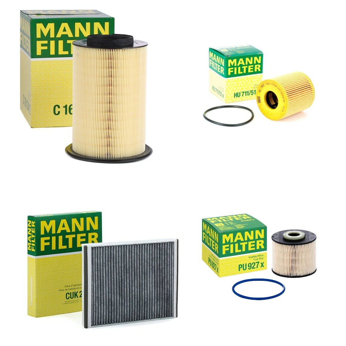 MANN-FILTER Filter-komplekt Artikli number: MNF4055N0020 soodsalt