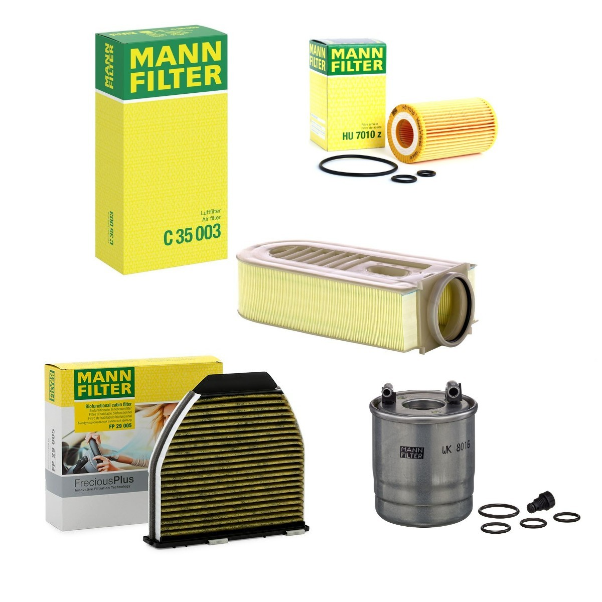 MANN-FILTER Filter kit Article number: MNF4055N0024 cheaply