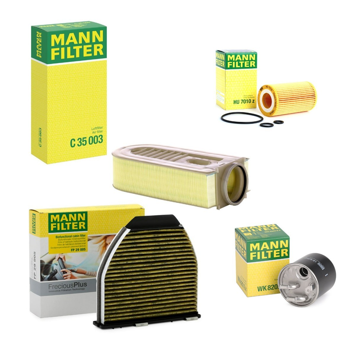 MANN-FILTER Filter kit Varenummer: MNF4055N0025 billige