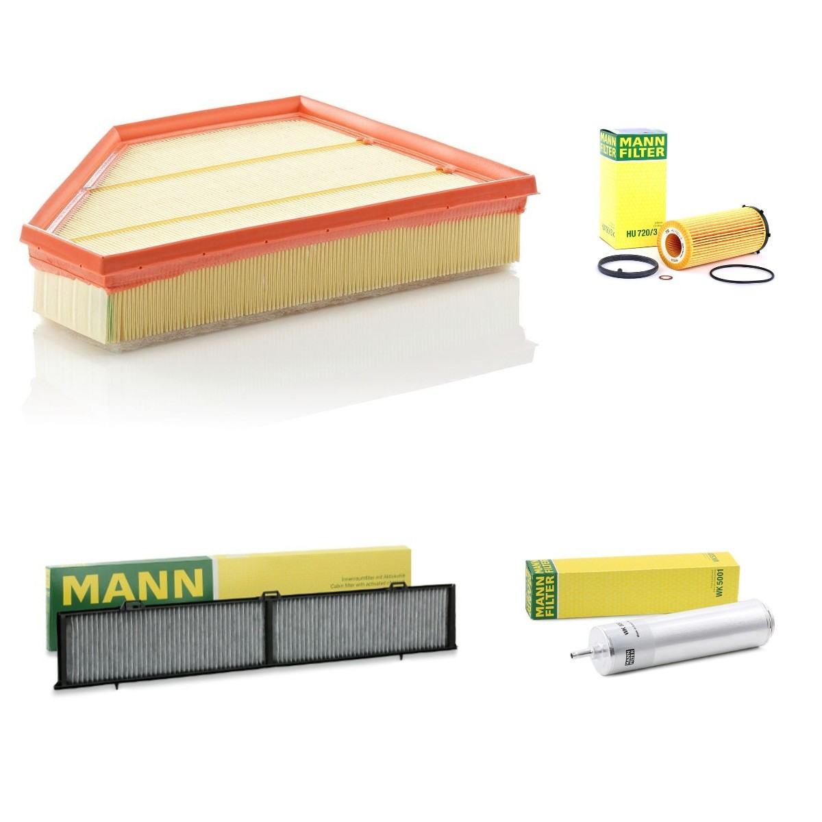 MANN-FILTER Filter kit Varenummer: MNF4055N0037 billige