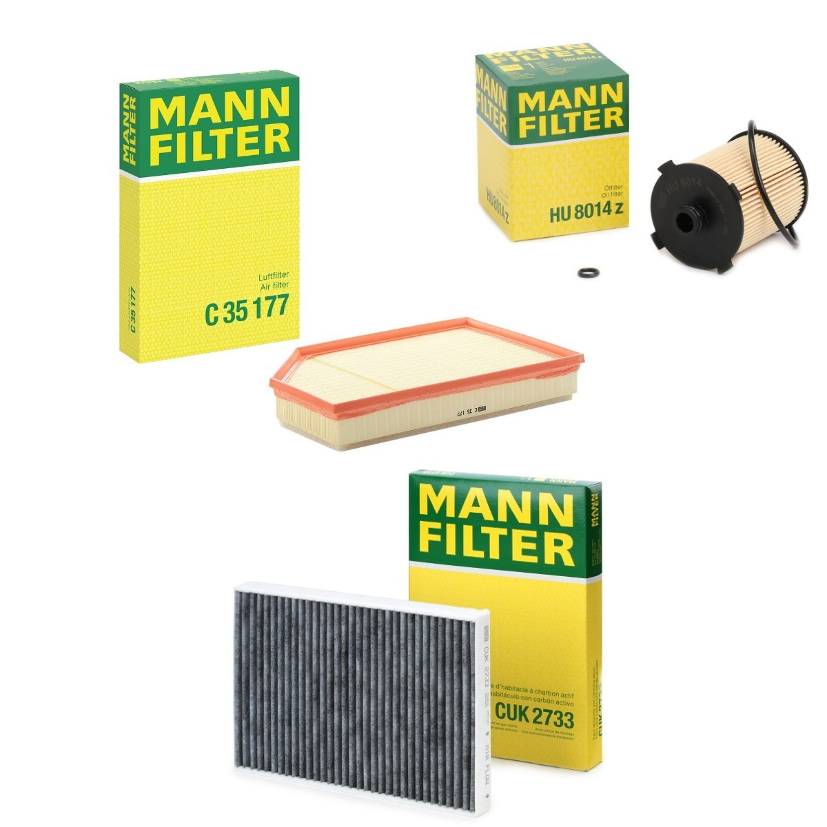 MANN-FILTER Filter kit Varenummer: MNF4055N0050 billige