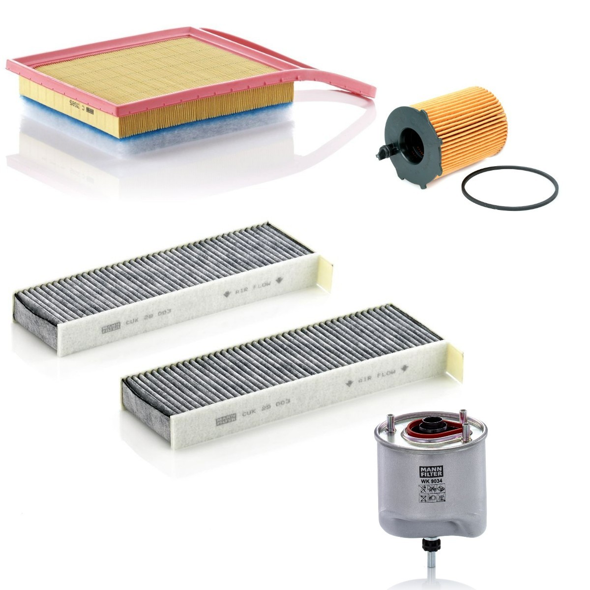 MANN-FILTER Filter kit Varenummer: MNF4055N0061 billige