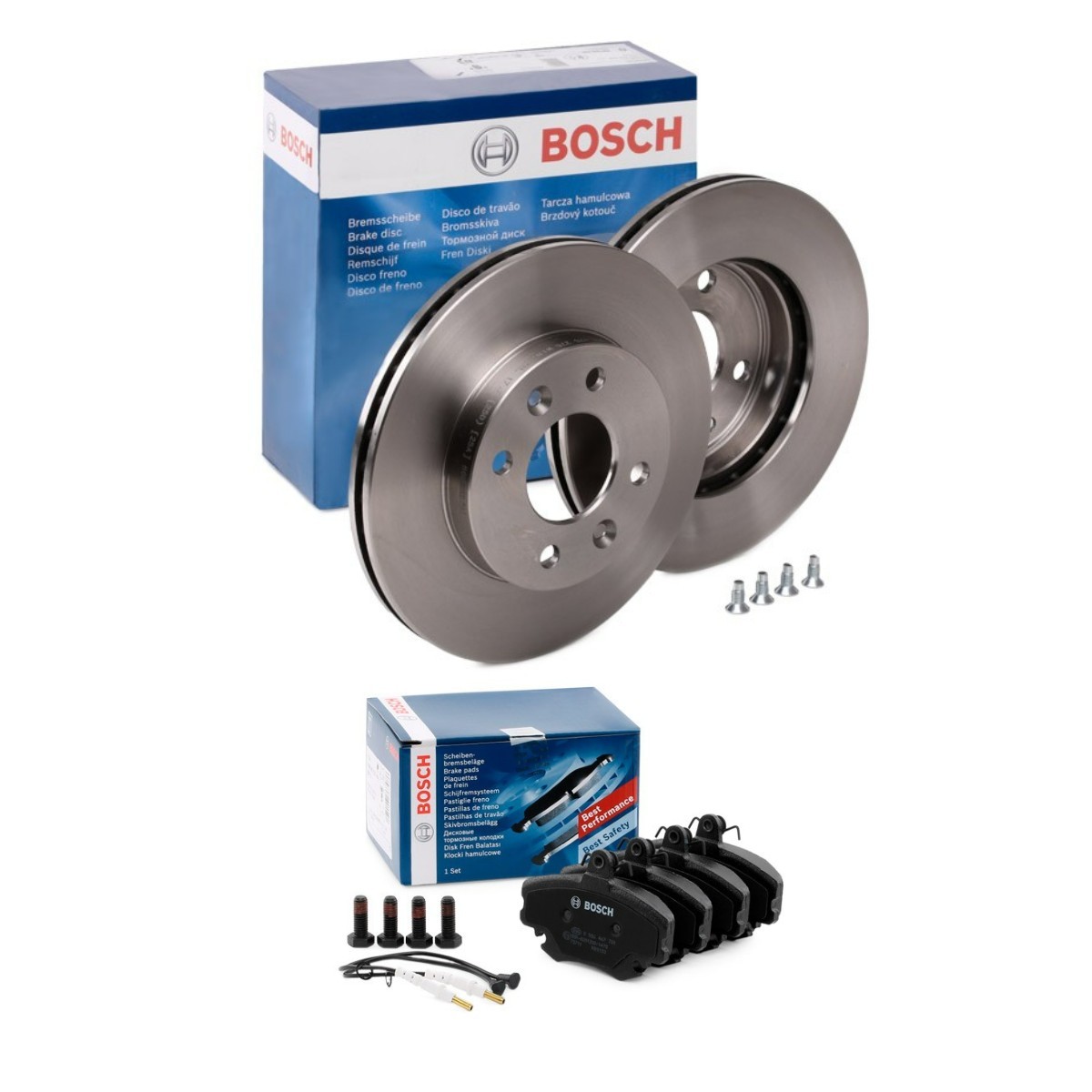 BOSCH Brake discs and pads set Article number: BSH3405N0057 cheaply