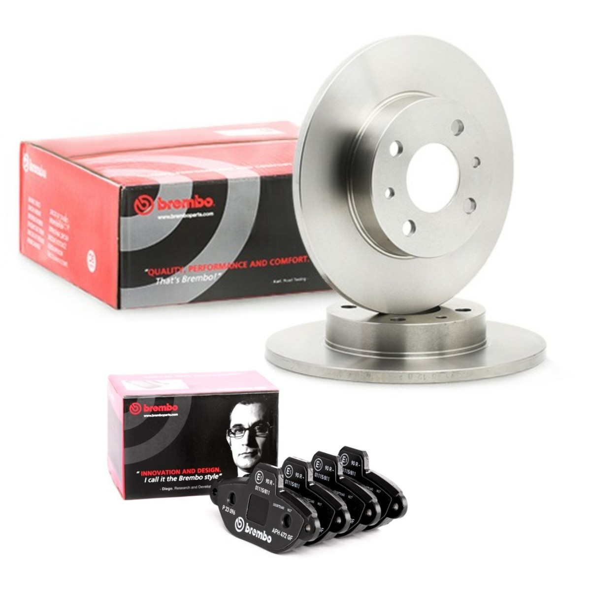 BREMBO Brake discs and pads set Article number: BRB3405N0239 cheaply