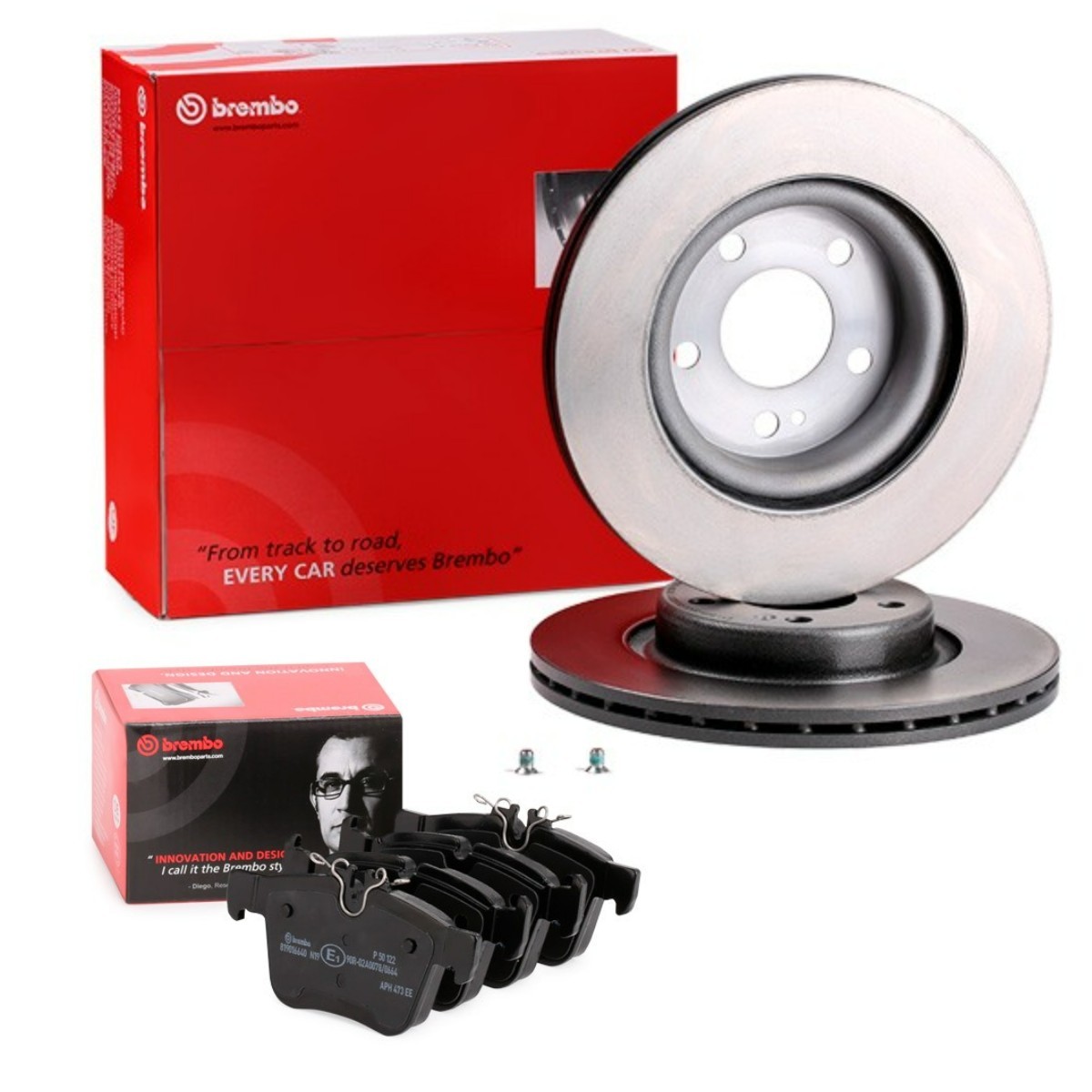 BREMBO Brake discs and pads set Article number: BRB3405N0297 cheaply