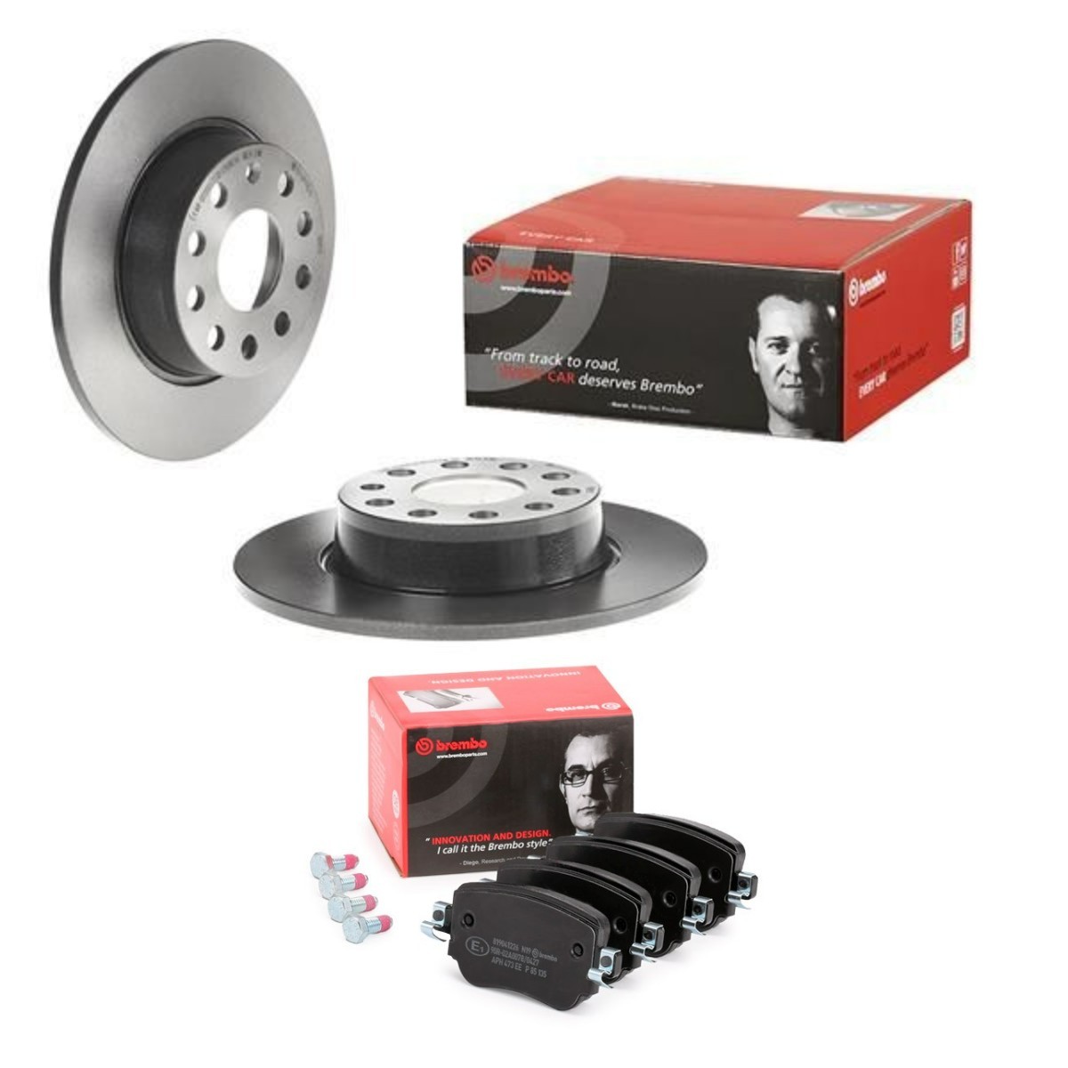 BREMBO Brake discs and pads set Article number: BRB3405N0310 cheaply