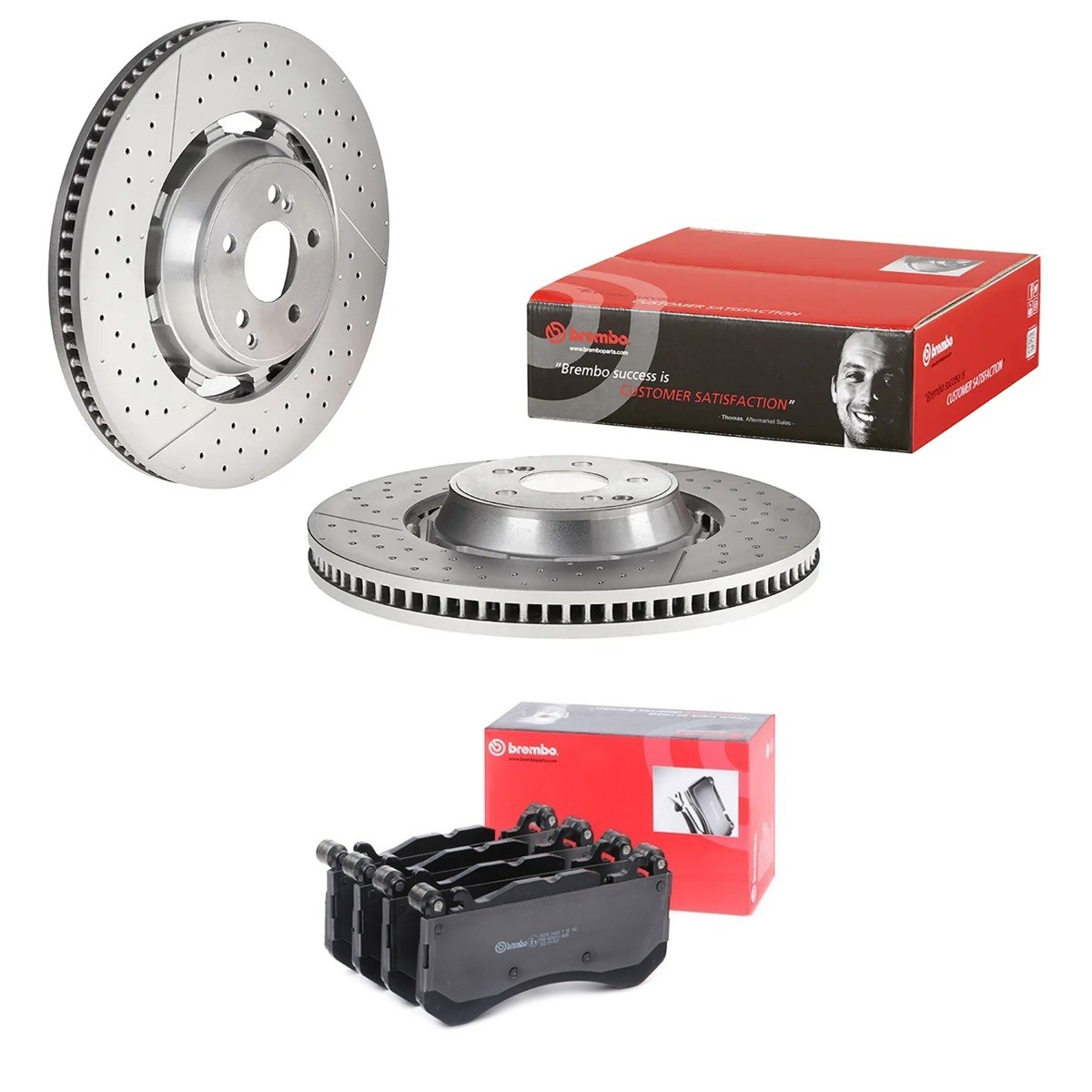 BREMBO Brake discs and pads set Article number: BRB3405N0342 cheaply