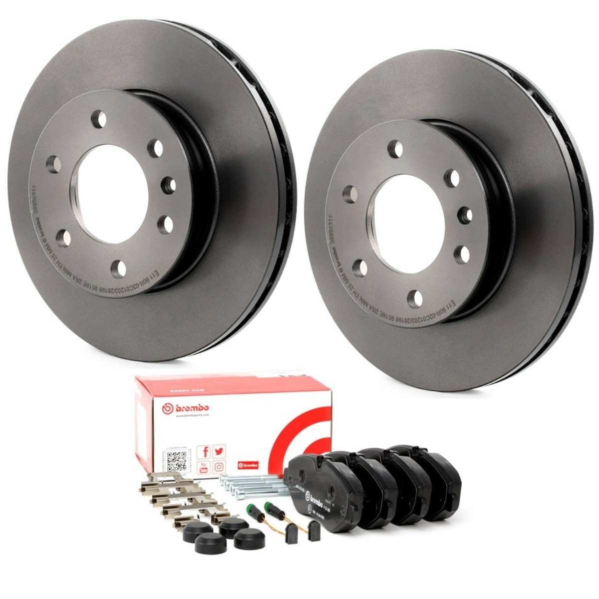 BREMBO Brake discs and pads set Article number: BRB3405N0369 cheaply