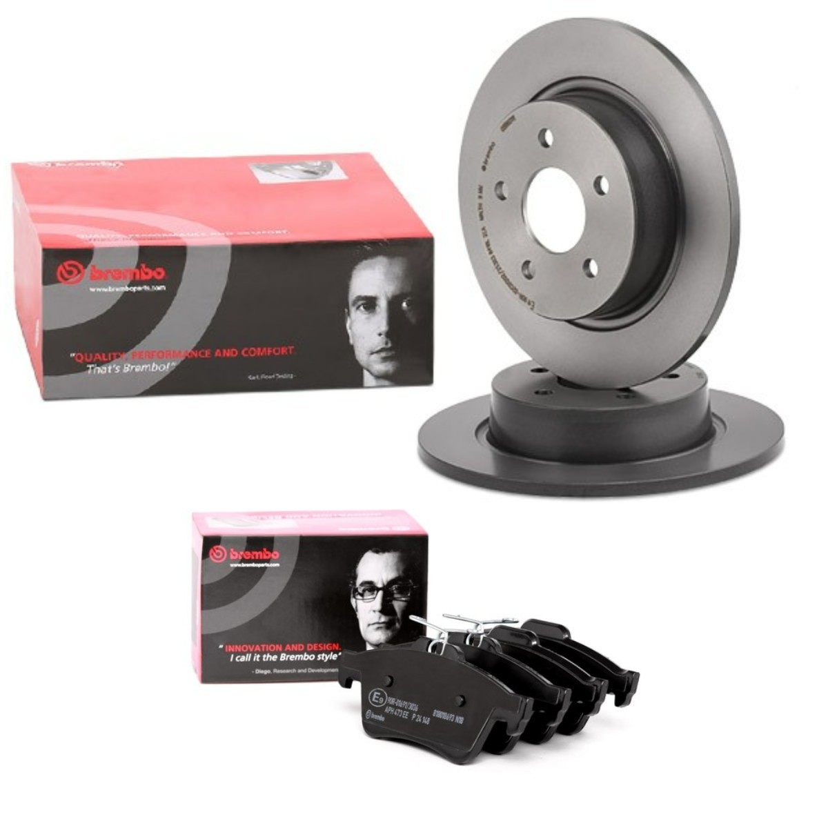 BREMBO Brake discs and pads set Article number: BRB3405N0378 cheaply
