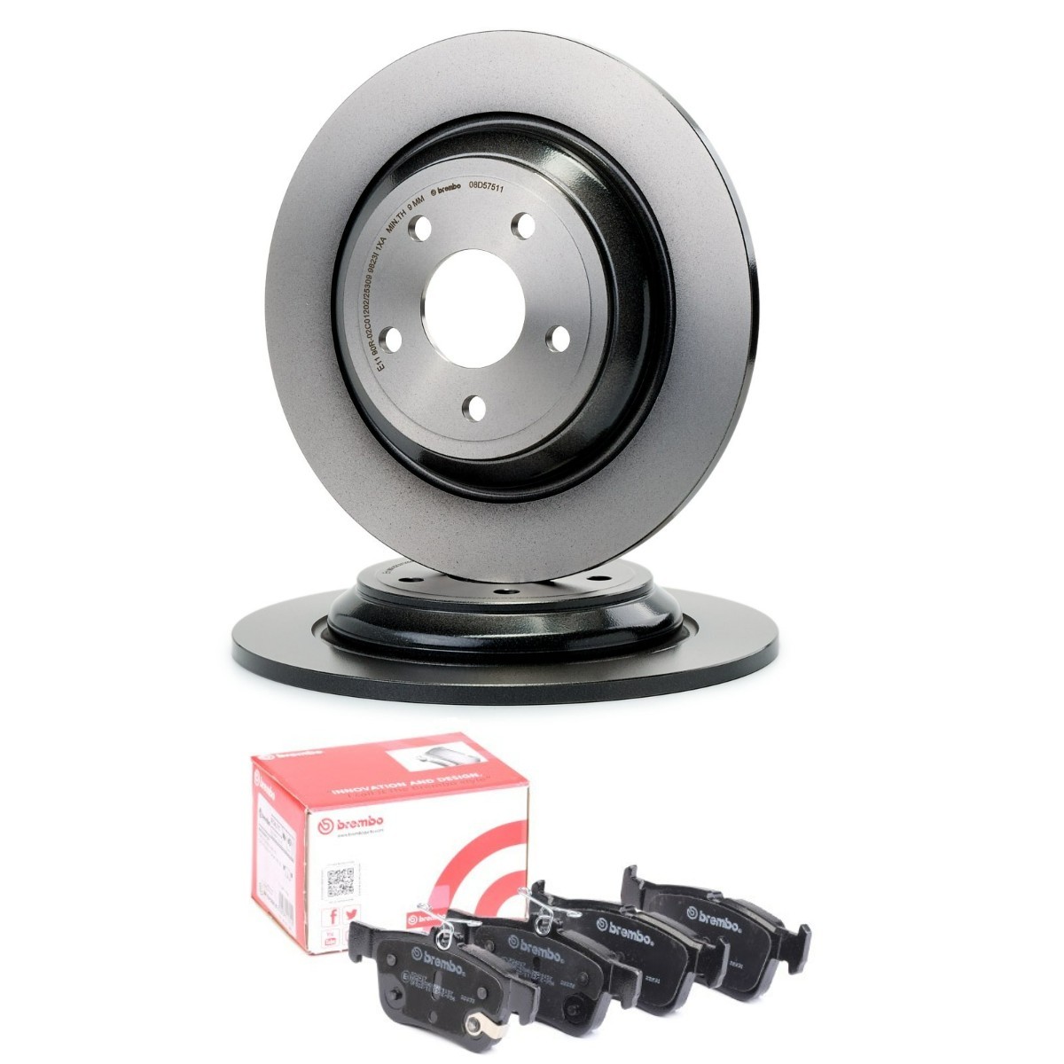 BREMBO Brake discs and pads set Article number: BRB3405N0423 cheaply