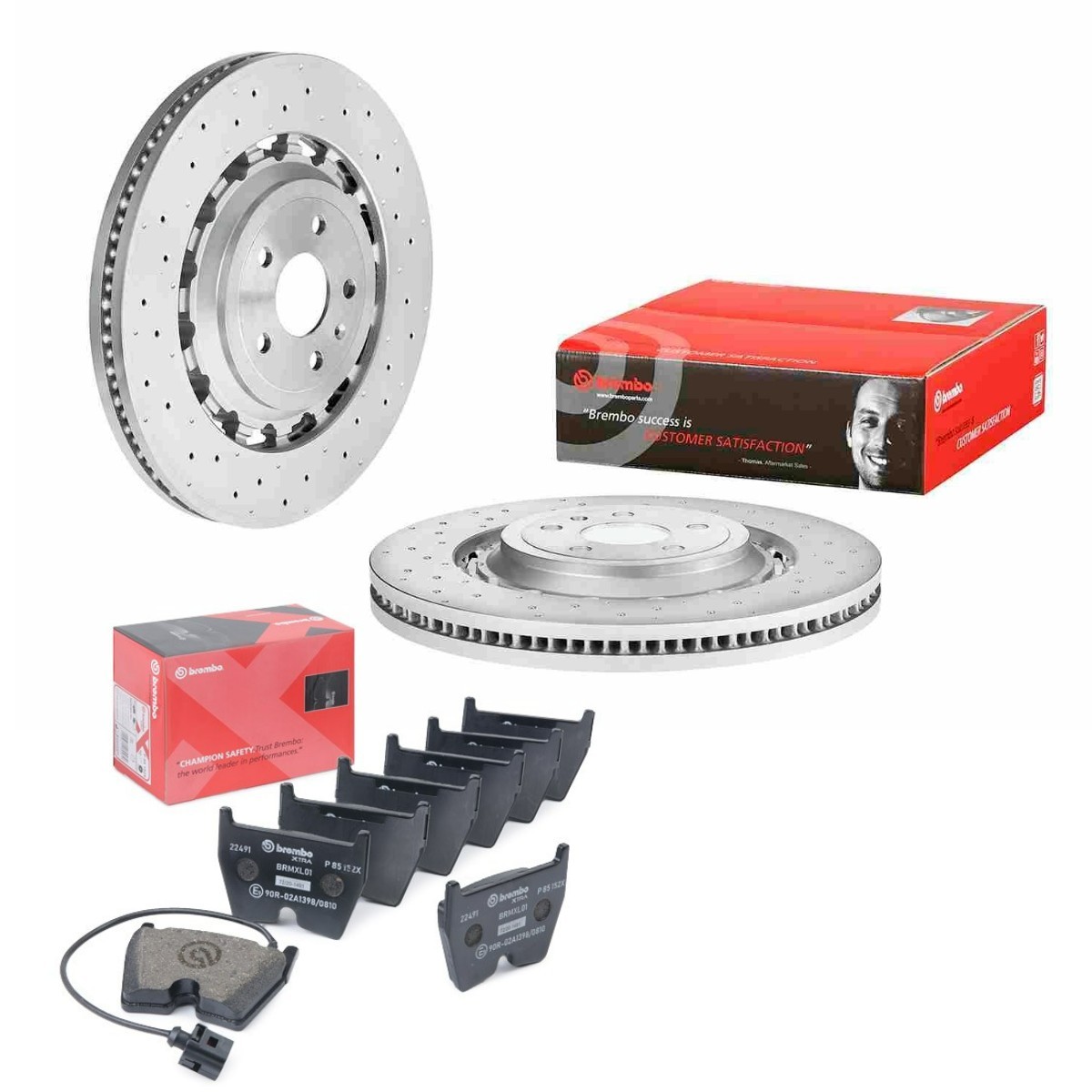 BREMBO Brake discs and pads set Article number: BRB3405N0444 cheaply