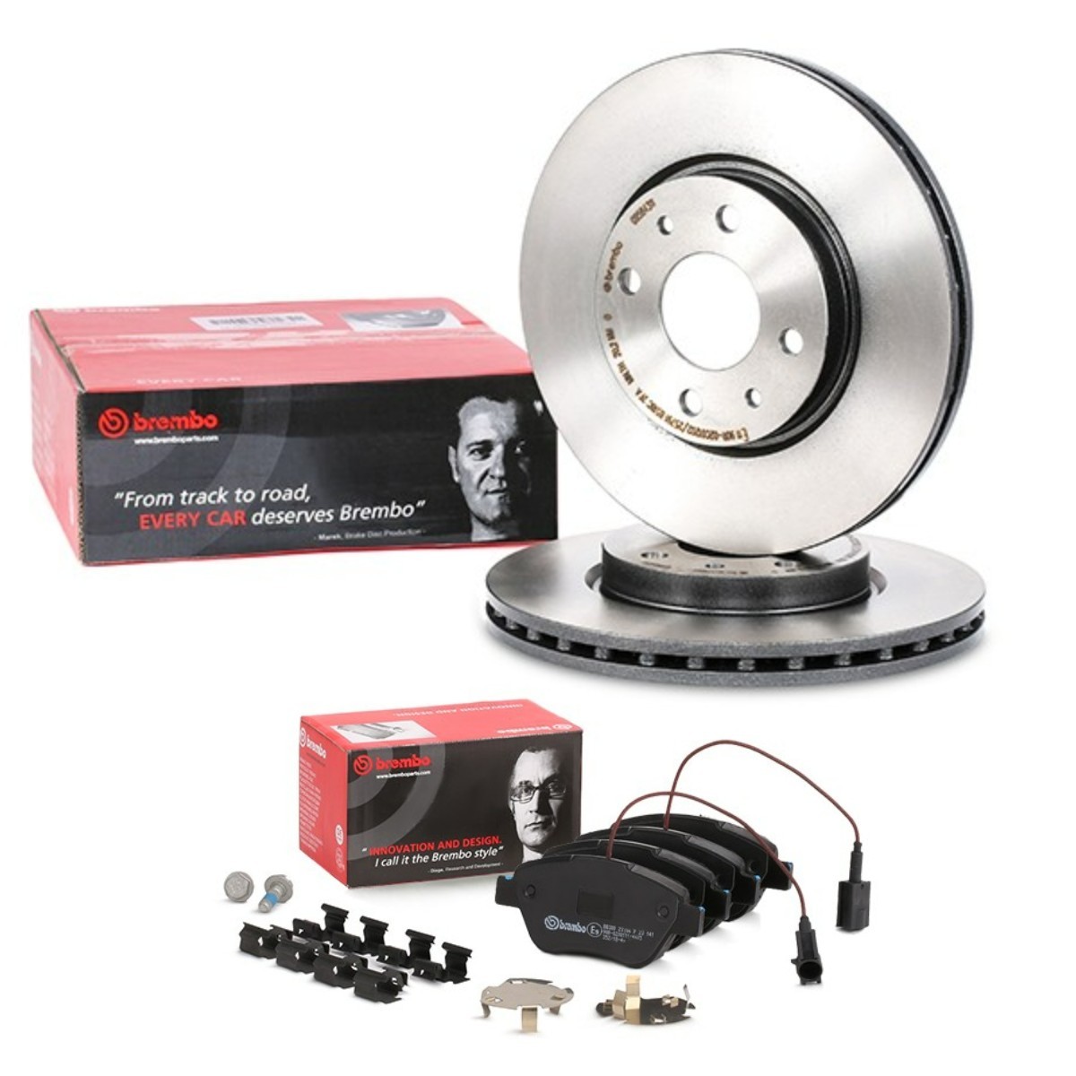 BREMBO Brake discs and pads set Article number: BRB3405N0449 cheaply