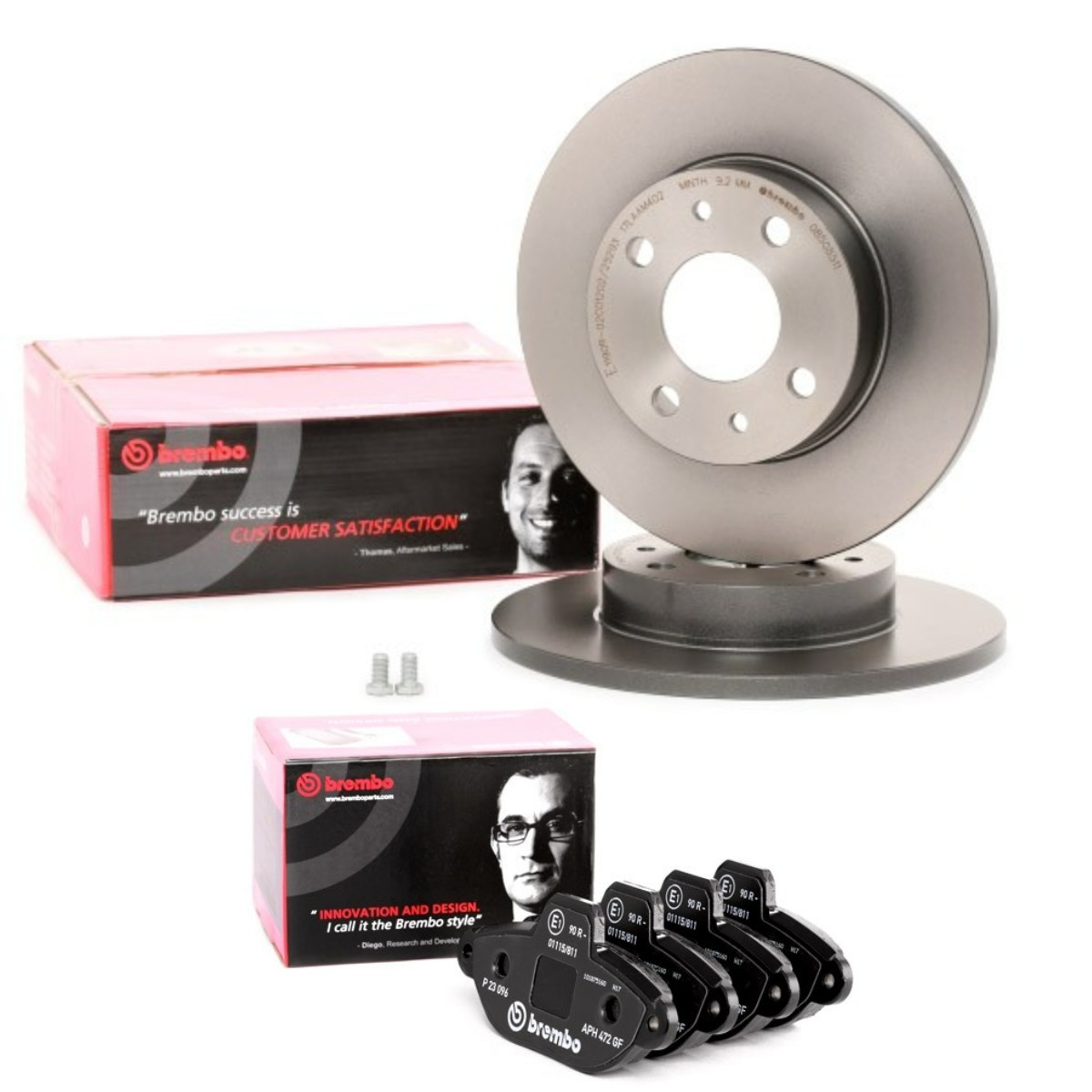 BREMBO Brake discs and pads set COATED DISC LINE Article number: BRB3405N0451 cheaply