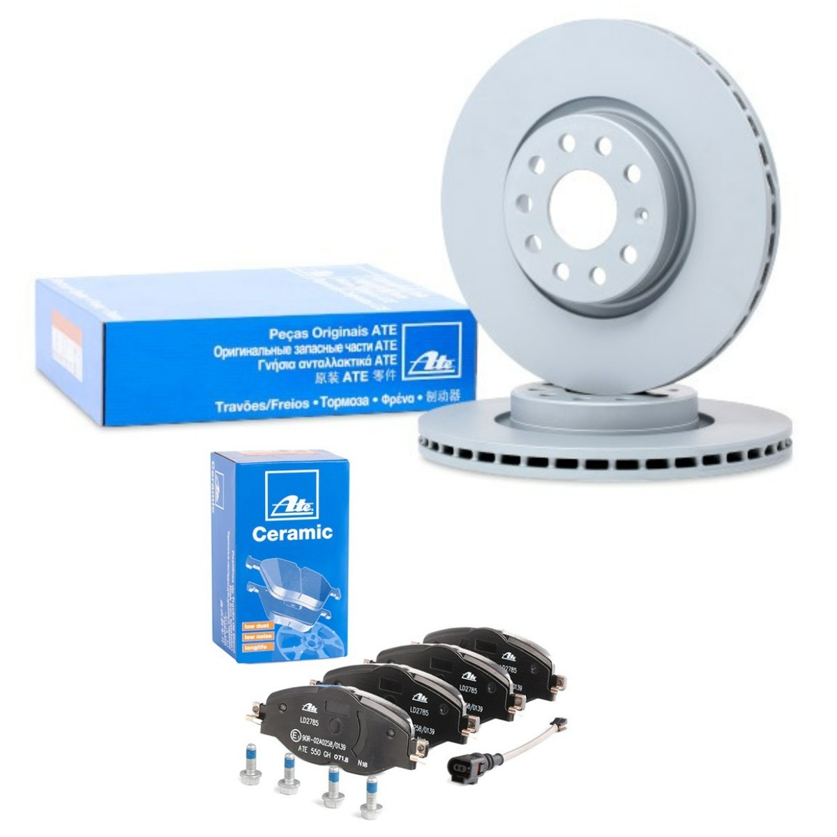 ATE Brake discs and pads set Ceramic Article number: ATE3405N0046 cheaply