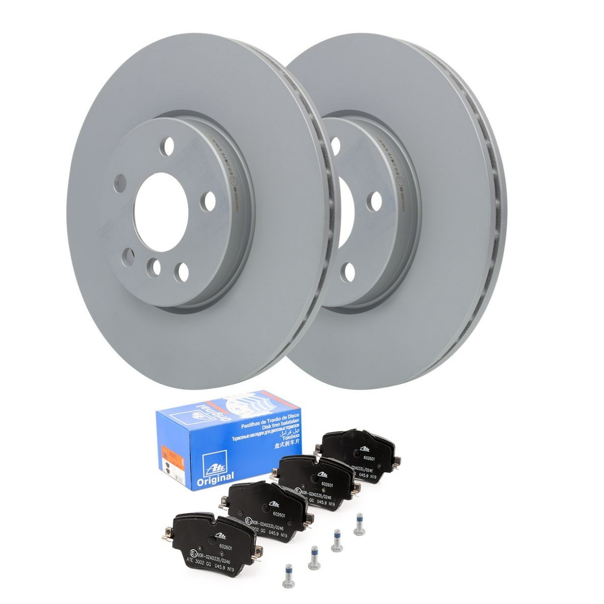 ATE Brake discs and pads set Article number: ATE3405N0057 cheaply