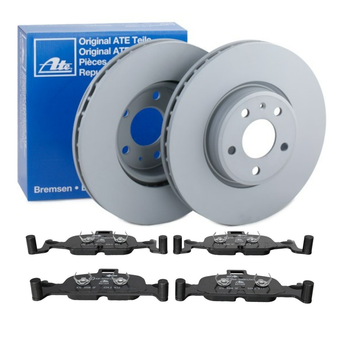 ATE Brake discs and pads set Article number: ATE3405N0064 cheaply