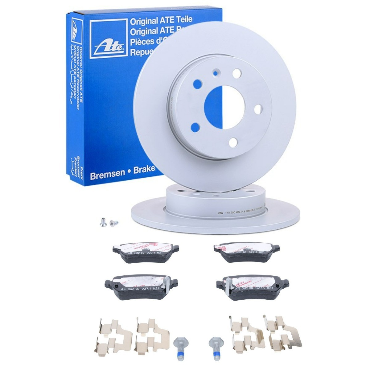 ATE Brake discs and pads set Article number: ATE3405N0066 cheaply