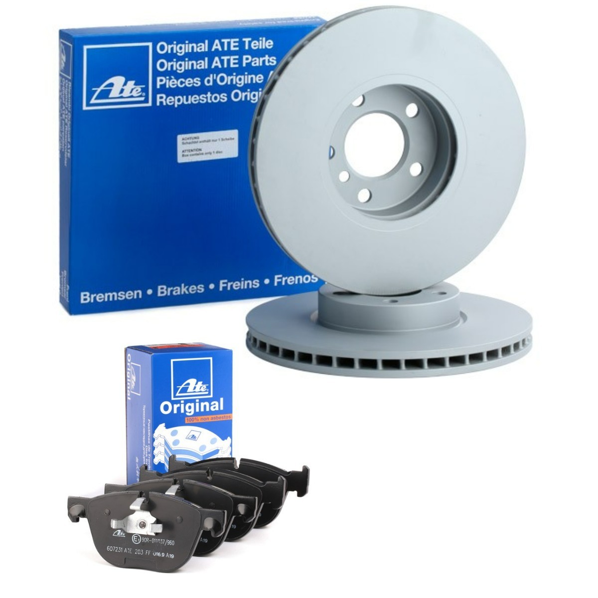 ATE Brake discs and pads set Article number: ATE3405N0097 cheaply