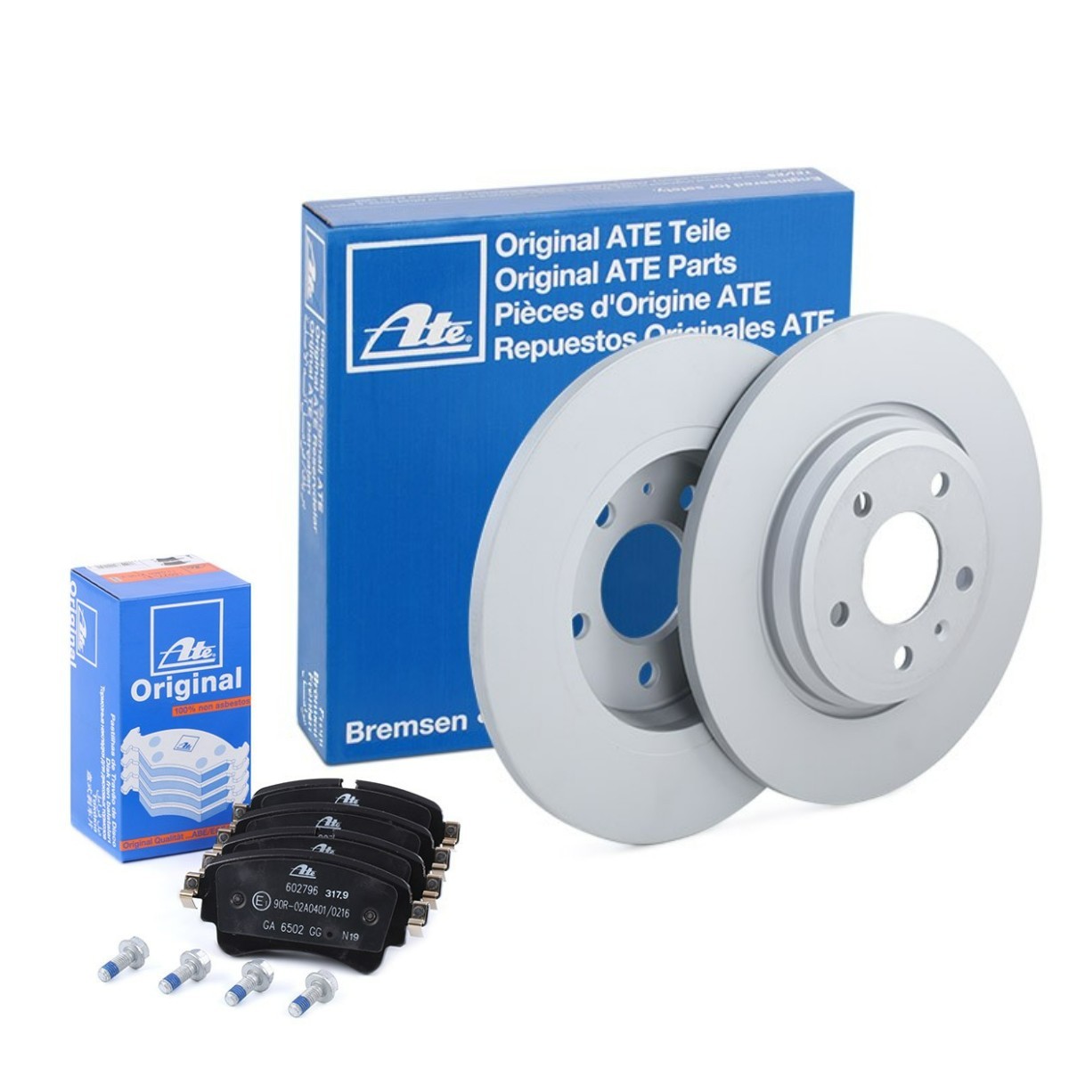 ATE Brake discs and pads set Article number: ATE3405N0100 cheaply