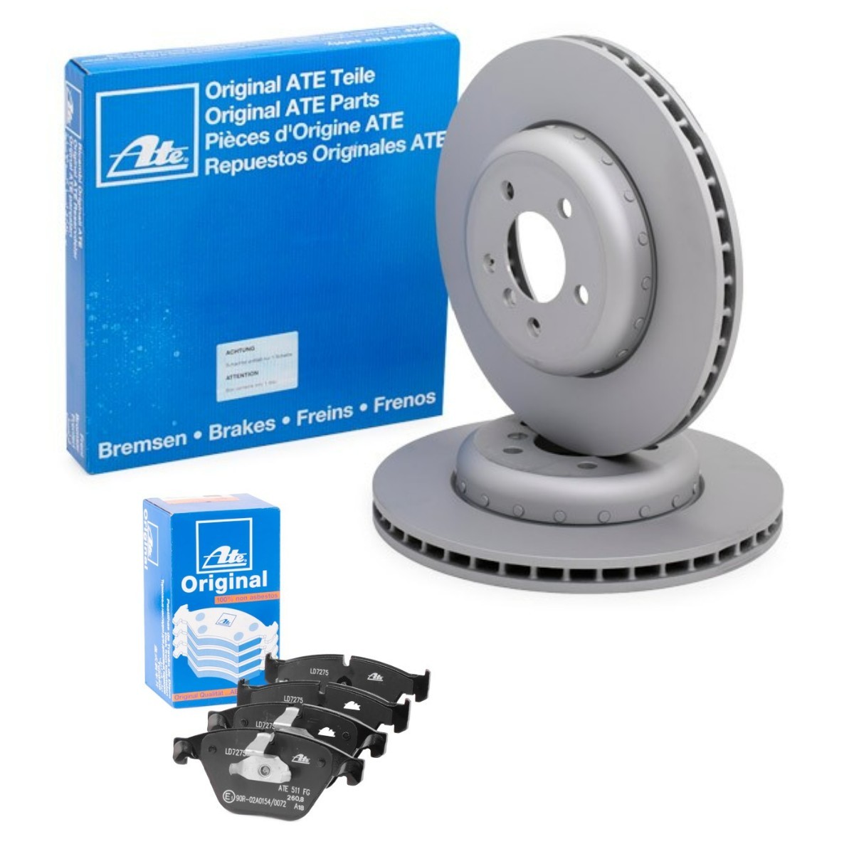ATE Brake discs and pads set Ceramic Article number: ATE3405N0106 cheaply