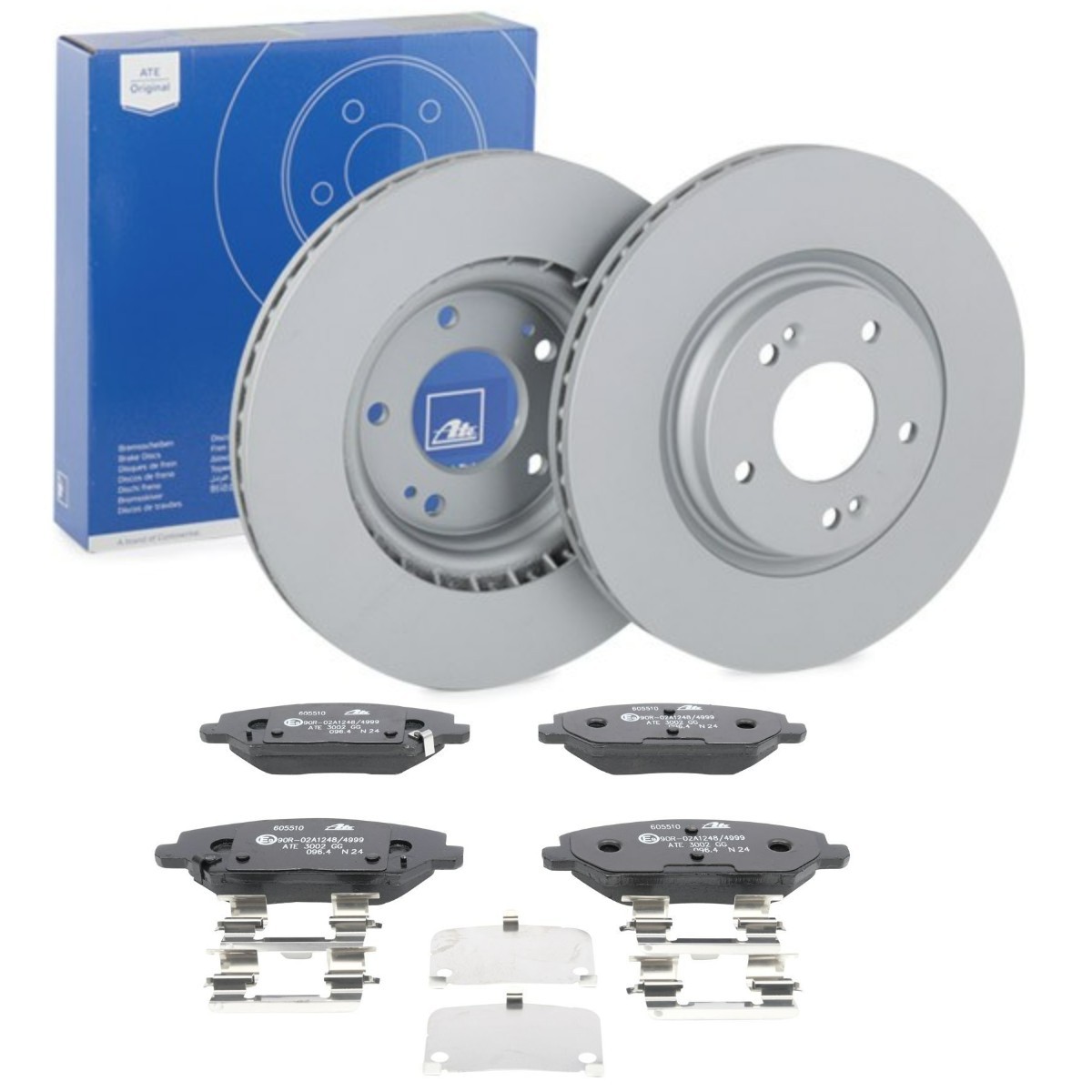 ATE Brake discs and pads set Article number: ATE3405N0190 cheaply