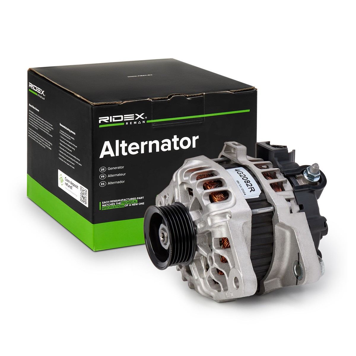 RIDEX REMAN Alternator Article number: 4G2082R cheaply