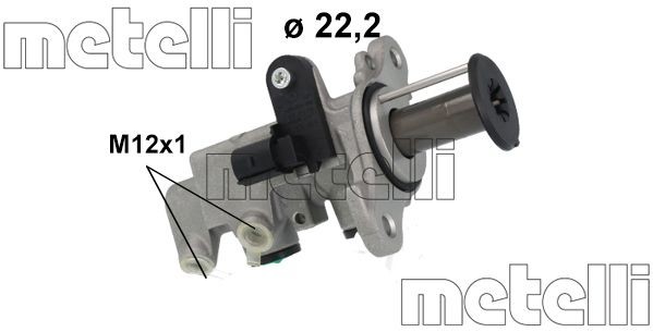 METELLI Peapiduri silinder Artikli number: 05-1263 soodsalt
