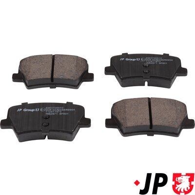 JP GROUP Brake pad set Article number: 4963700510 cheaply