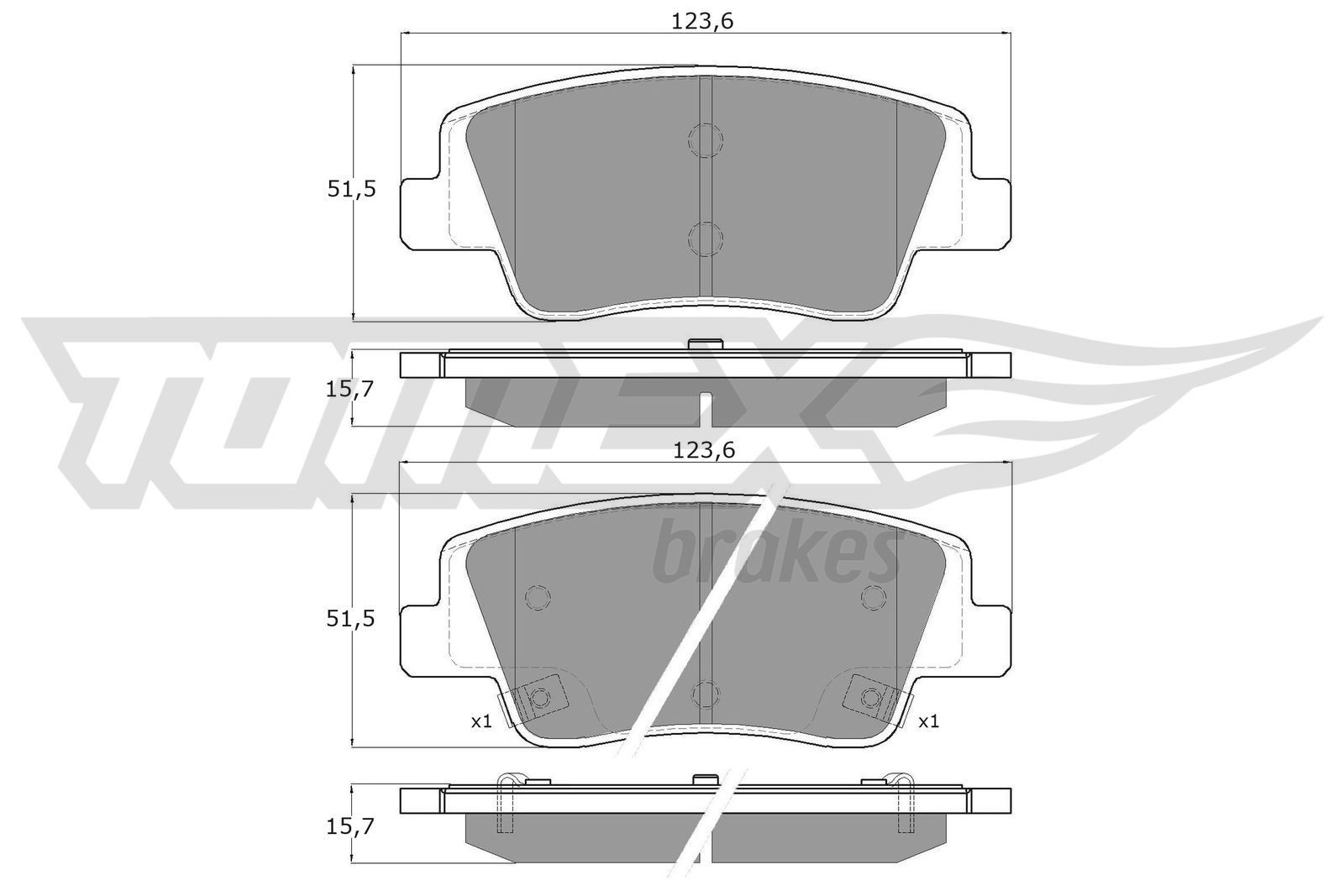 TOMEX brakes ABS sensor Article number: TX 52-68 cheaply