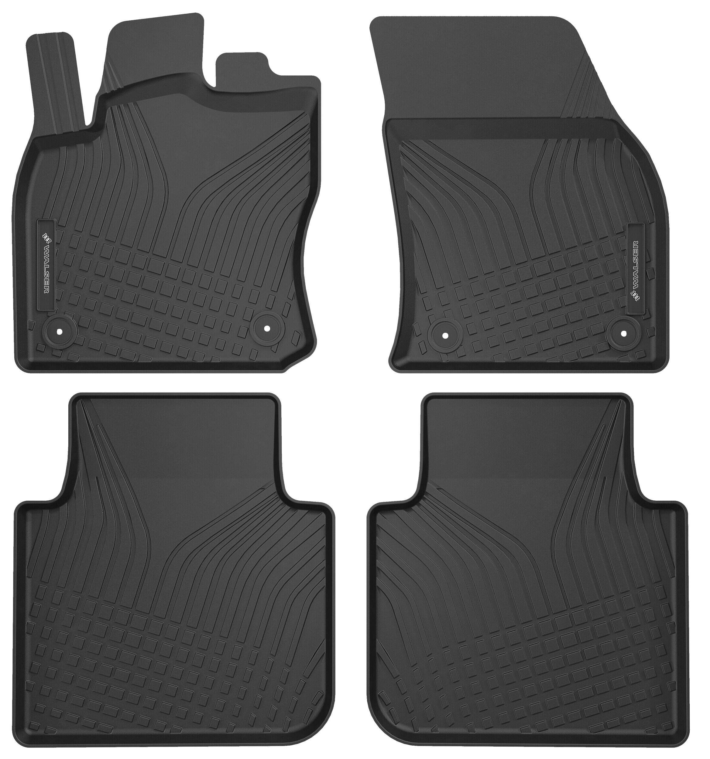 WALSER 100158 Floor mats TIGUAN 1.4 TSI E100 Flex 150 PS Petrol/Ethanol