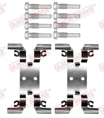 QUICK BRAKE 109-0207 Monteringssæt til bremseklodser MODEL 3 EV Performance AWD 513 HK EL