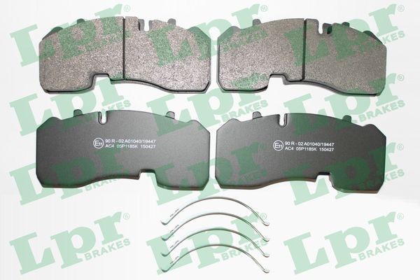 LPR Brake pad set Article number: 05P108 cheaply