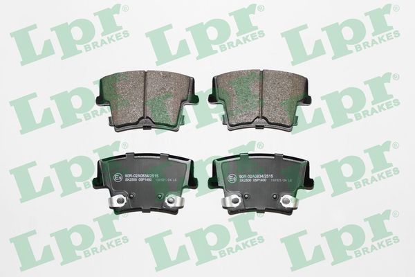 LPR Brake pad set Article number: 05P1400 cheaply