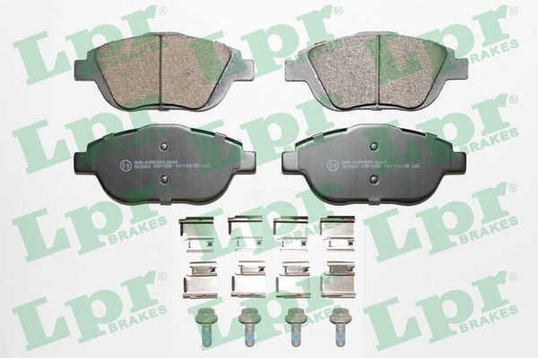 LPR Brake pad set Article number: 05P155 cheaply