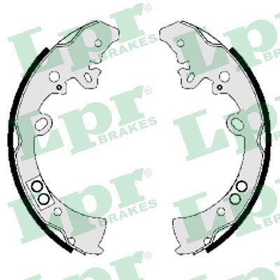 LPR Brake Shoe Set Article number: 09200 cheaply