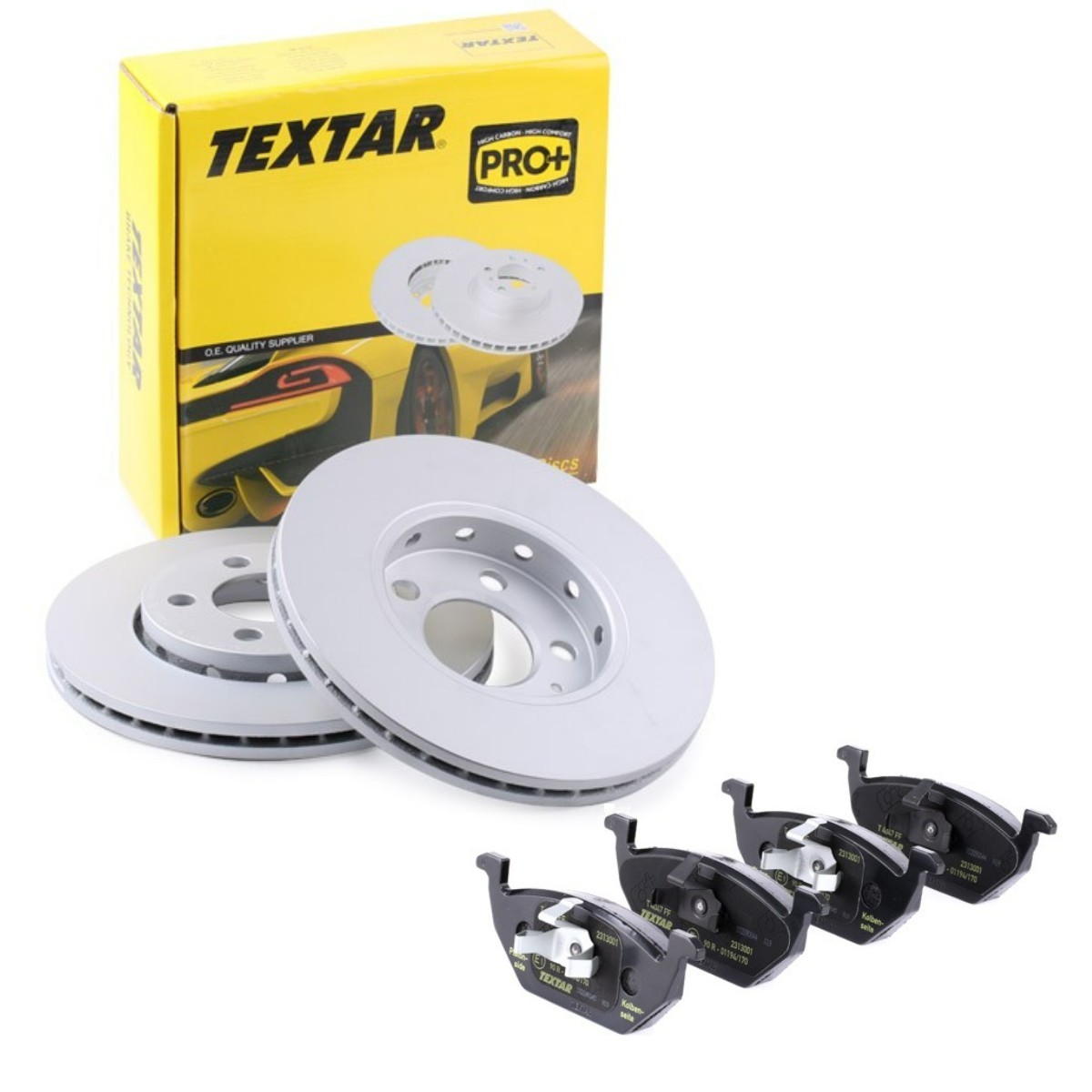 TEXTAR Brake discs and pads set Article number: TXR3405N0044 cheaply