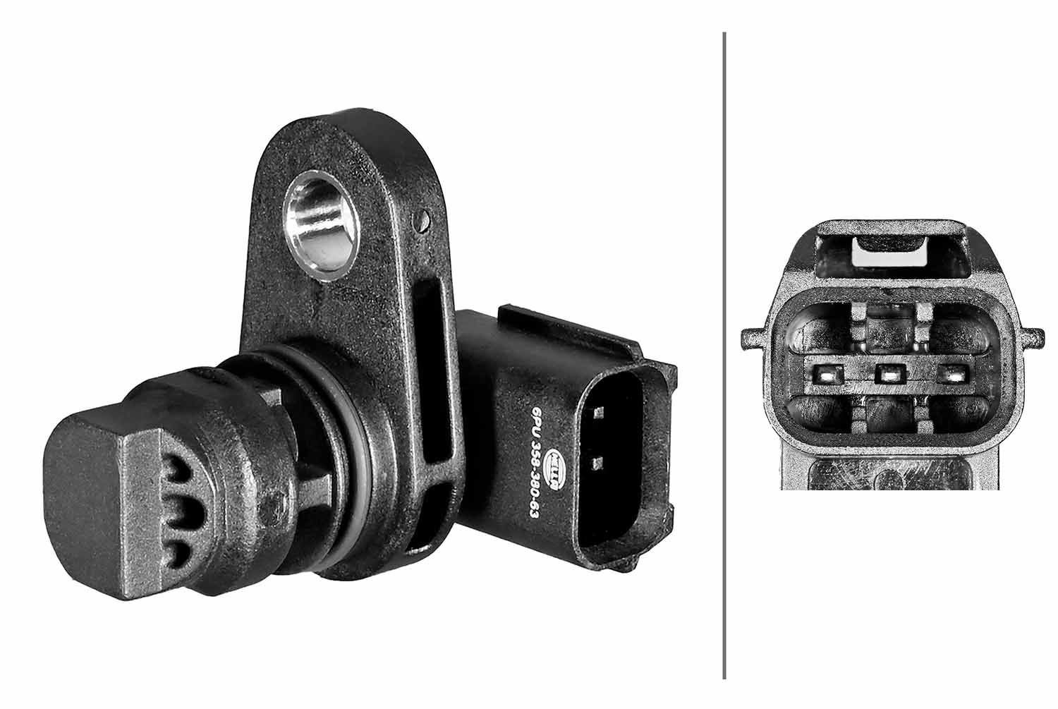 HELLA Camshaft position sensor Article number: 6PU 358 380-631 cheaply